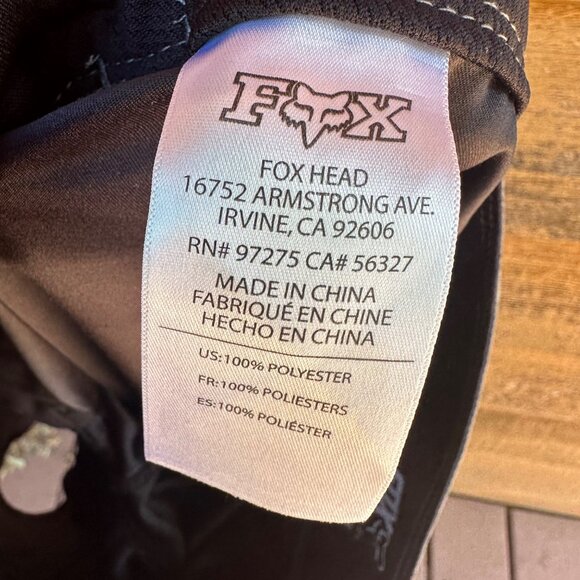 Fox Racing Black Grey Swim Trunks Men's Shorts Size 28 - Picture 4 of 9